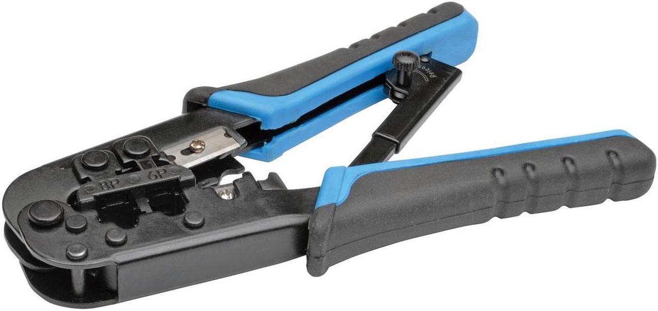 Tripp Lite RJ11/RJ12/RJ45 Crimping Tool with Cable Stripper