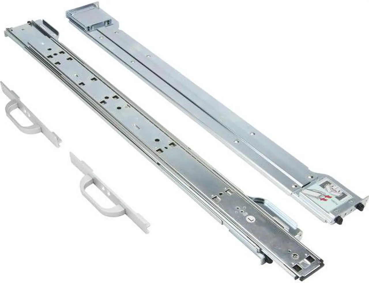 Alt view image 4 of 10 - SuperMicro MCP-290-00059-0B 26.5" to 36.4" rail set + handles Quick Release for 4U