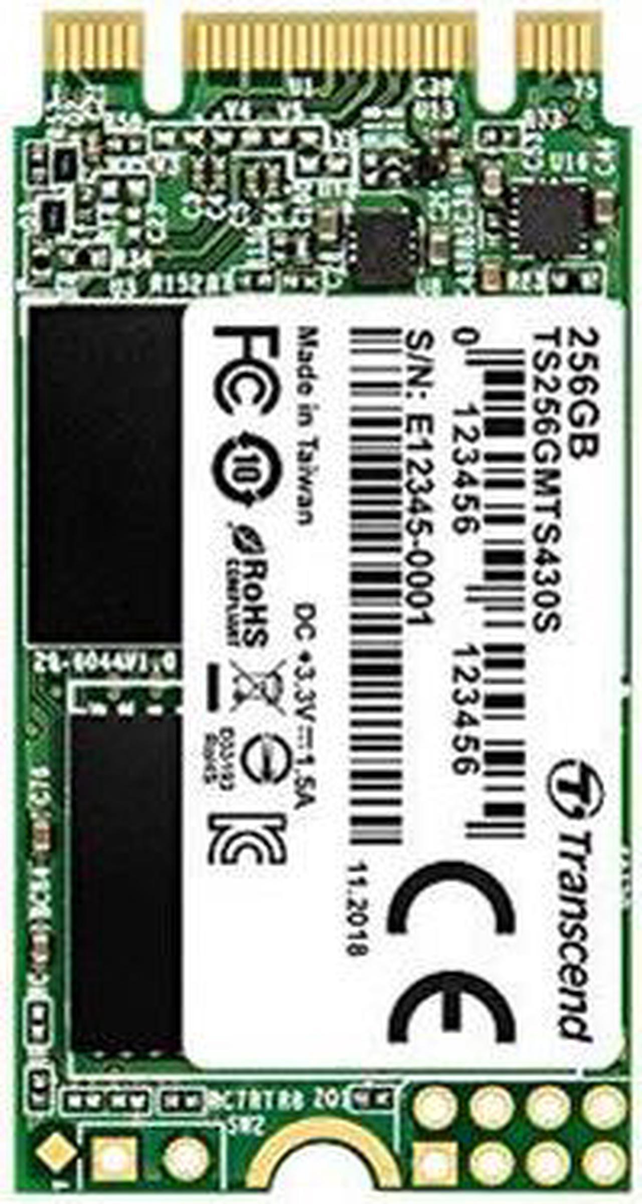 Transcend TS128GMTS430S 430S 128GB m.2 2242 SATA Internal Solid State Drive