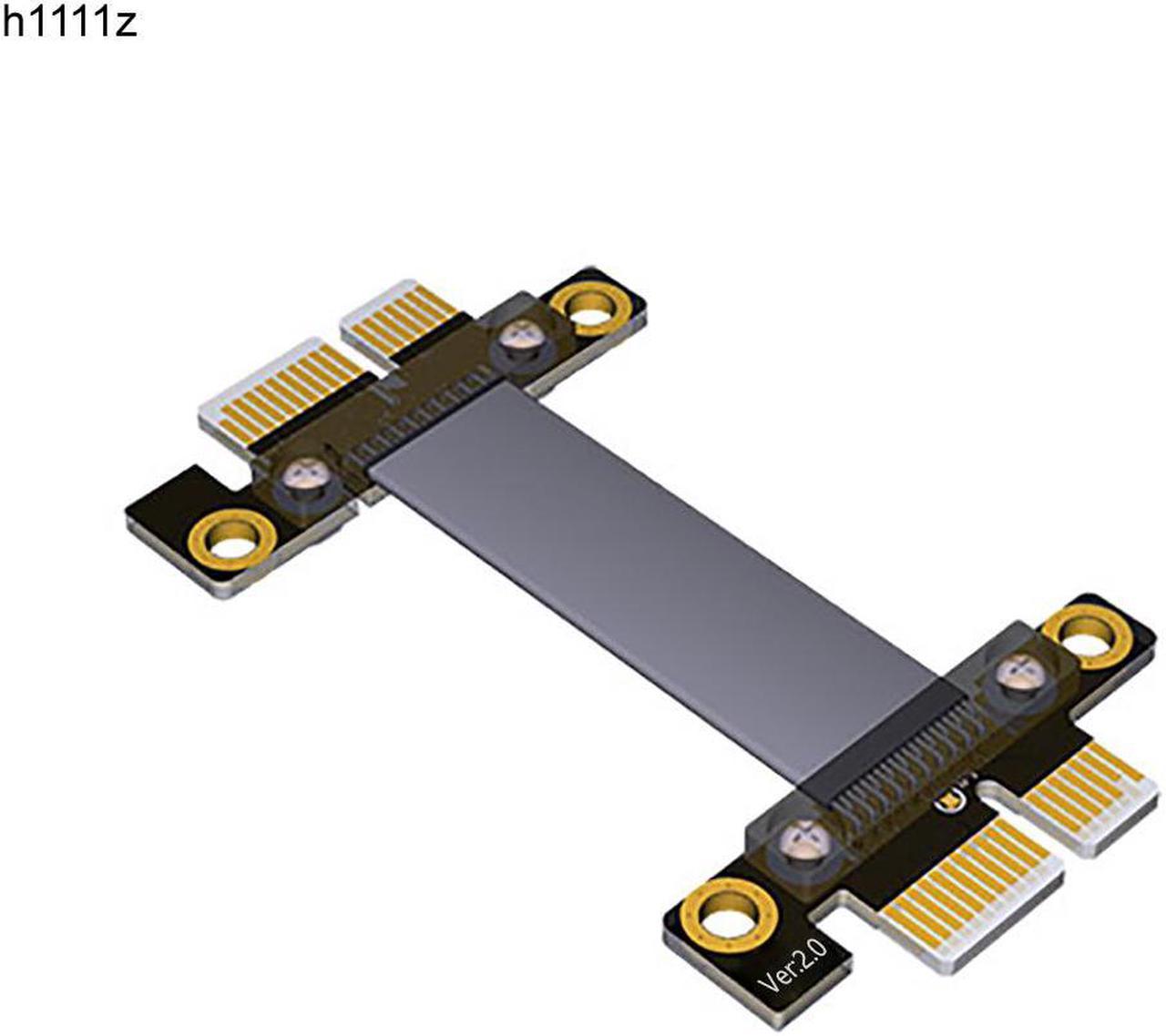 Computer Cables PCI Express Extension Cable PCI E 1X to 1X Riser Card Graphics Video Card PCIE Extender Ribbon Flex Cable