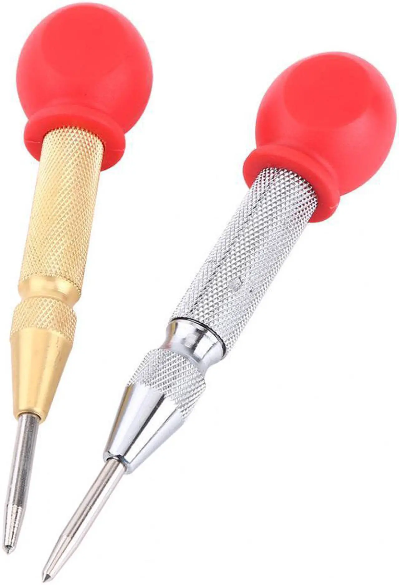 Alt view image 2 of 6 - 5.12" HSS Center Punch Stator Punching Automatic Center Pin Punch Spring Loaded Marking Drilling Impact Hole Punch Drill Bit - Gold