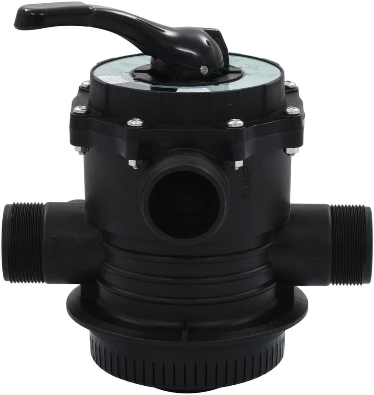 Alt view image 2 of 8 - vidaXL Multiport Valve for Sand Filter ABS 1.5" 6-way