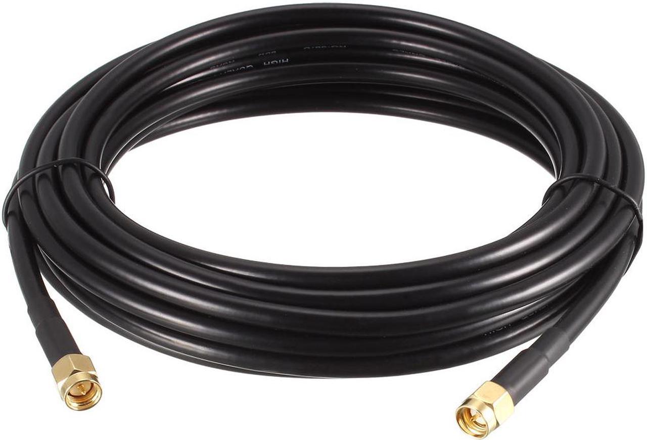 Antenna Extension Cable SMA Male to SMA Male Coaxial Cable RG58 50 Ohm 15 ft