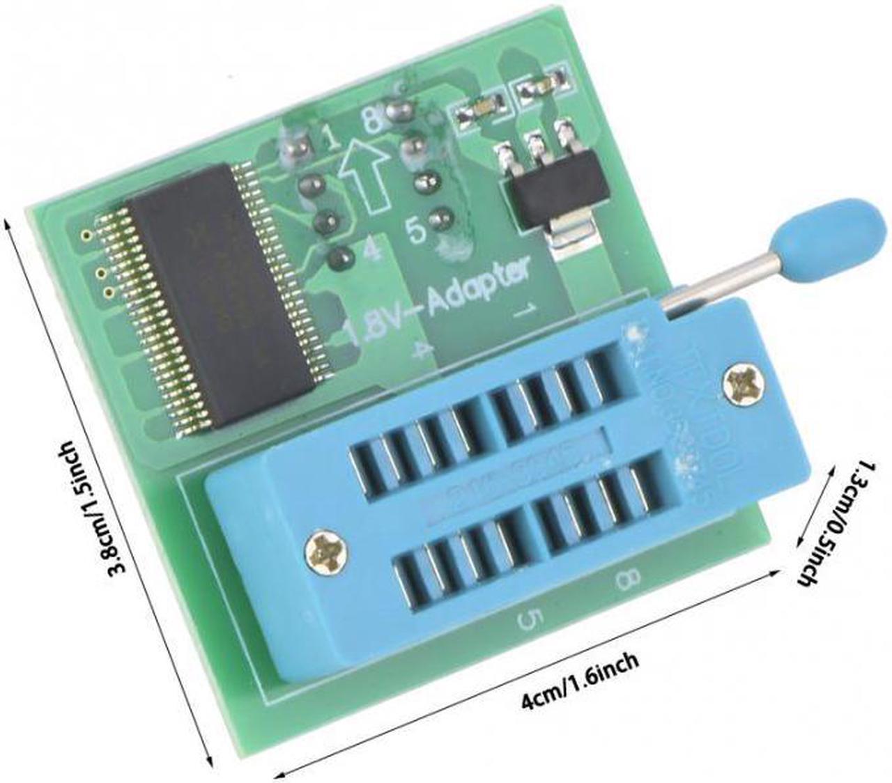 Alt view image 2 of 7 - 1.8V Adapter For Phone Motherboard SPI Flash SOP8 DIP8 W25 MX25 CH341 TL866CS Conversion for Mx25u5121e