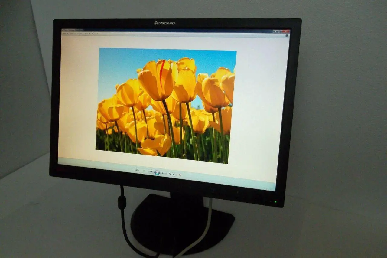 Main image of Lenovo L2240pwD Widescreen 22" LCD Monitor VGA DVI-D 1680x1050 4422-HB6 45J7651