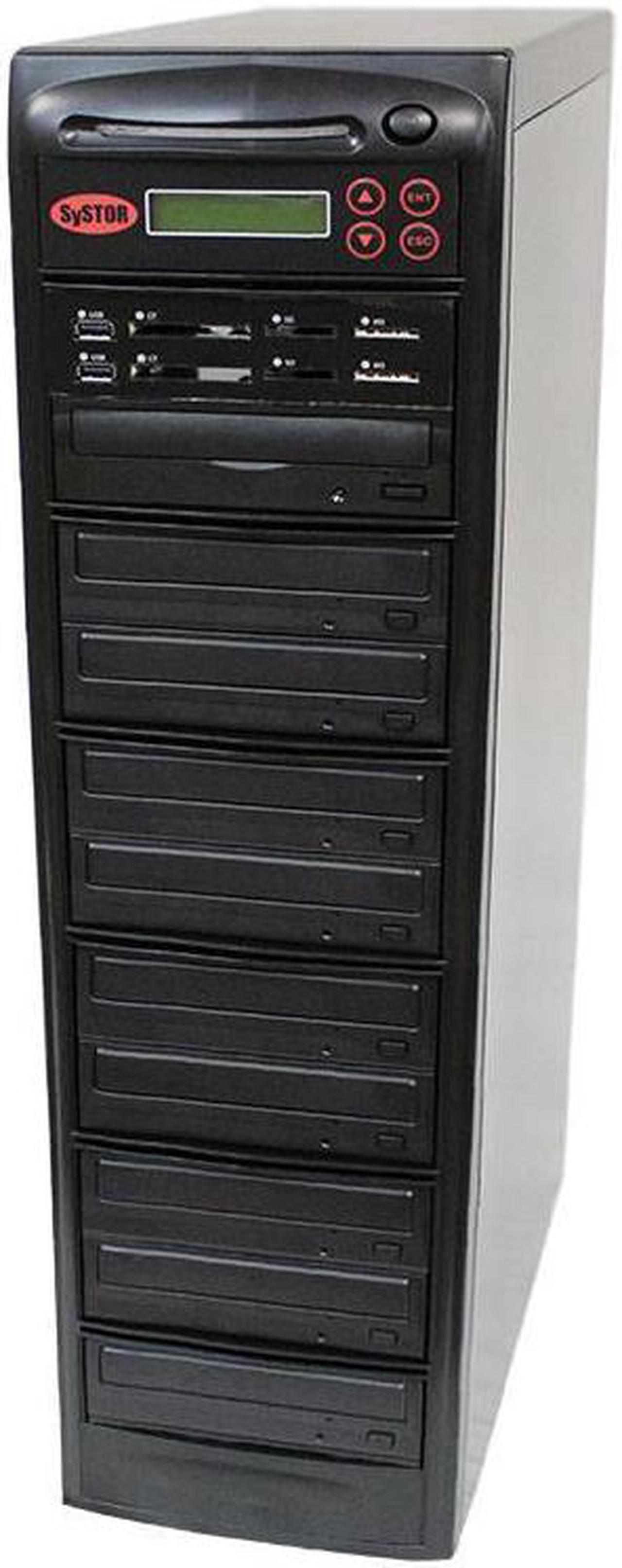 Main image of Systor Blu-ray BDXL Multi Media Center PLUS - Flash Memory Drive (USB/SD/CF/MS/MMC) to Disc Backup + 1 to 9 SATA CD/DVD/BD Duplicator (PMBC-P-BD-09)