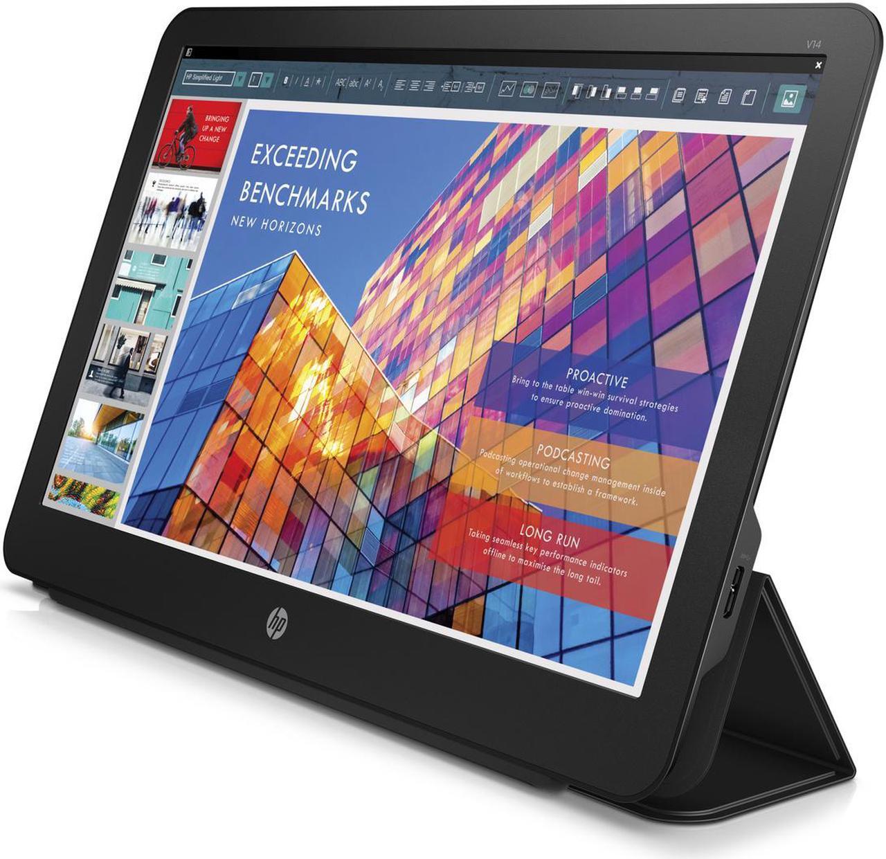Alt view image 2 of 16 - HP Business V14 14" FullHD 1920x1080 25 ms LED LCD IPS Portable Monitor