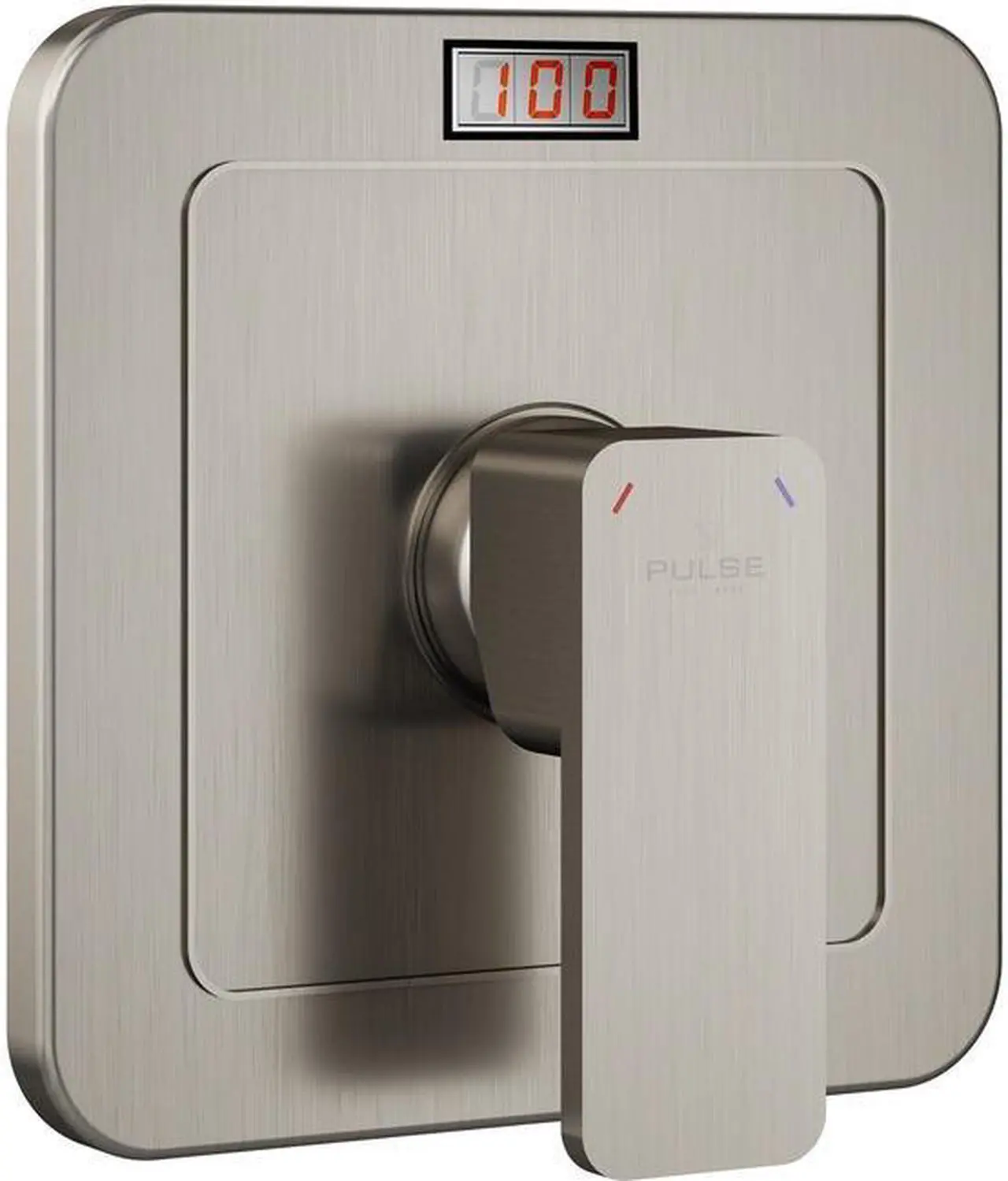 Alt view image 5 of 12 - PULSE ShowerSpas LED Tru-Temp Pressure Balance 1/2" Rough-In Valve with Brushed-Nickel Trim Kit