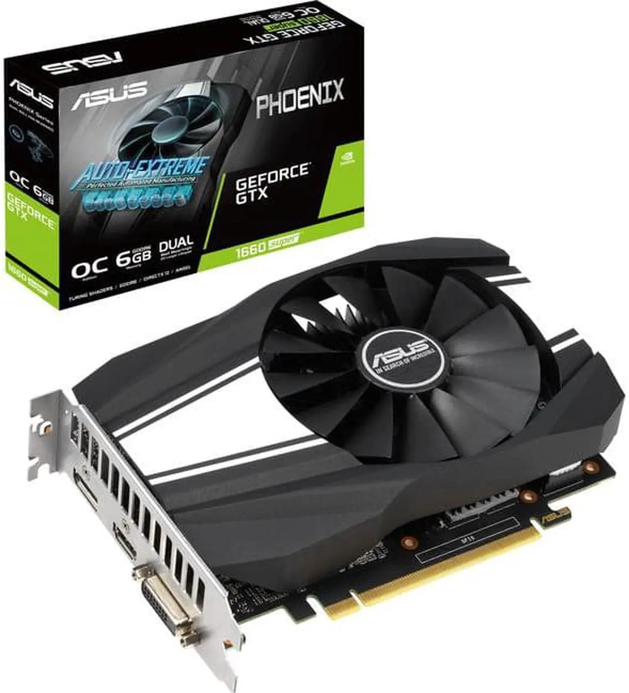 Alt view image 3 of 3 - ASUS PH-GTX1660S-O6G  VCX PH-GTX1660S-O6G GeForce GTX 1660 Super Phoenix 6GB OC GDDR6