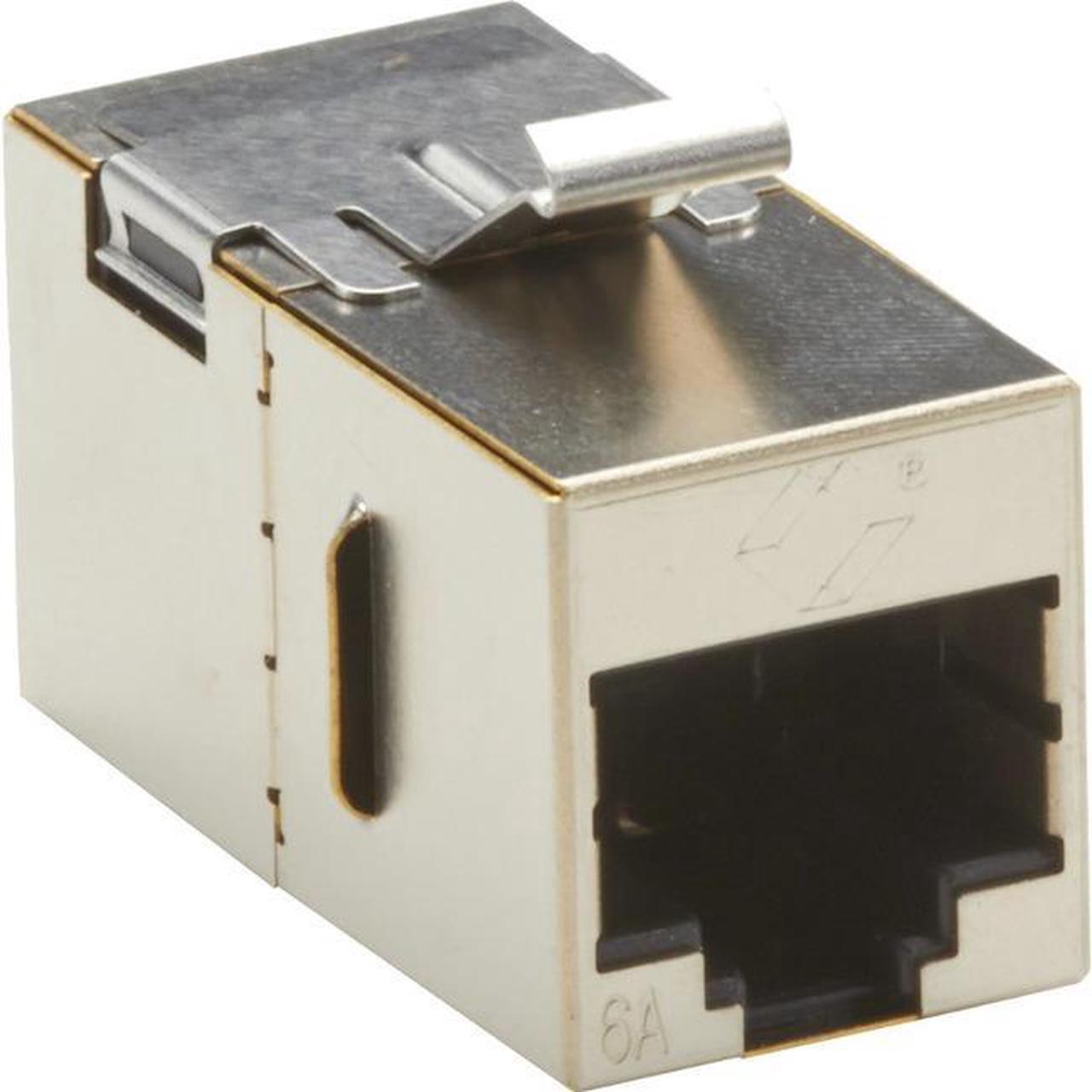 Alt view image 8 of 10 - Black Box C6ACP70S-SV CAT6A Shielded Keystone Coupler