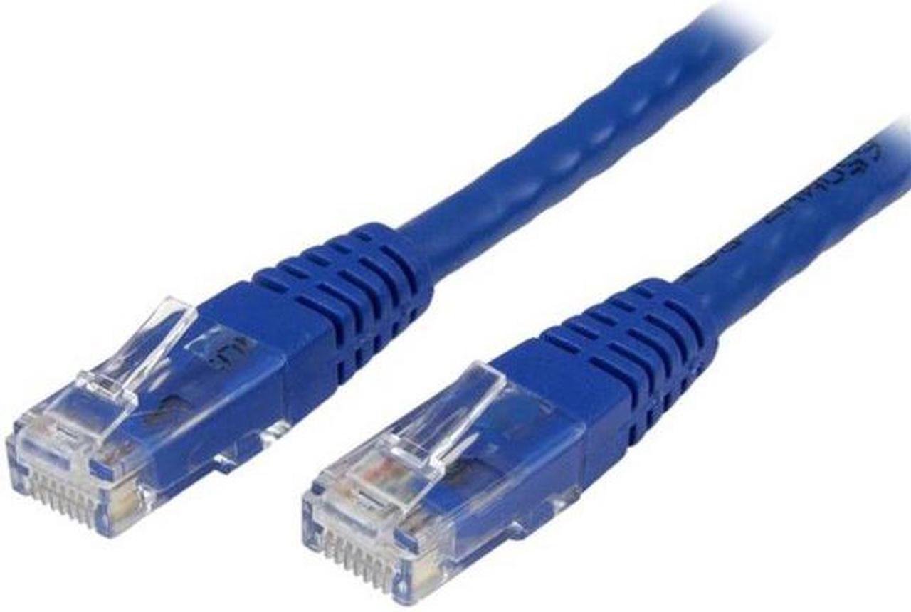 StarTech 3ft. RJ-45 M/M Cat6 Ethernet Stranded Patch Cable Blue 10 Pack