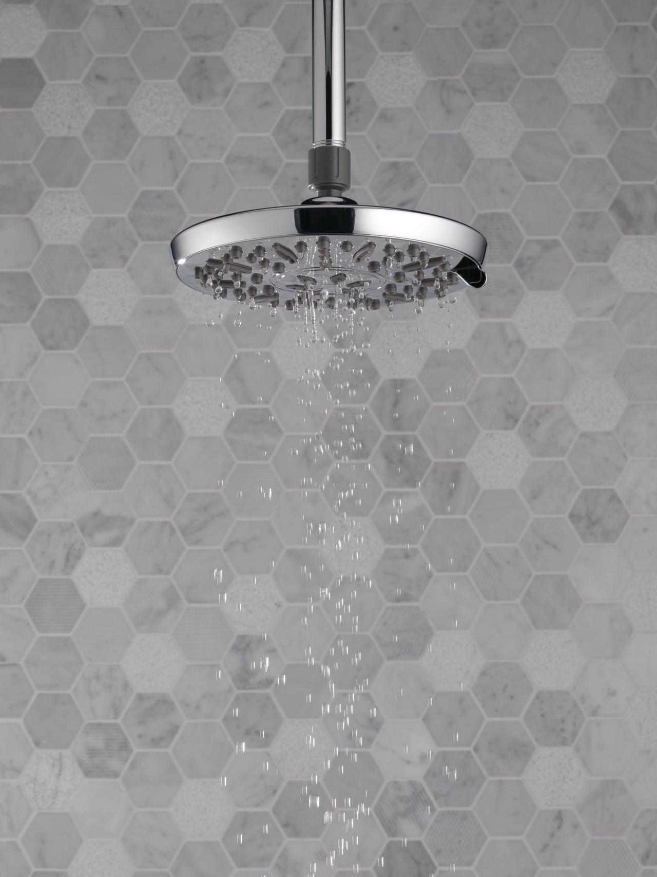 Alt view image 4 of 7 - Peerless by Delta 3-Function Chrome 76367C Raincan Shower Head, 3 Settings