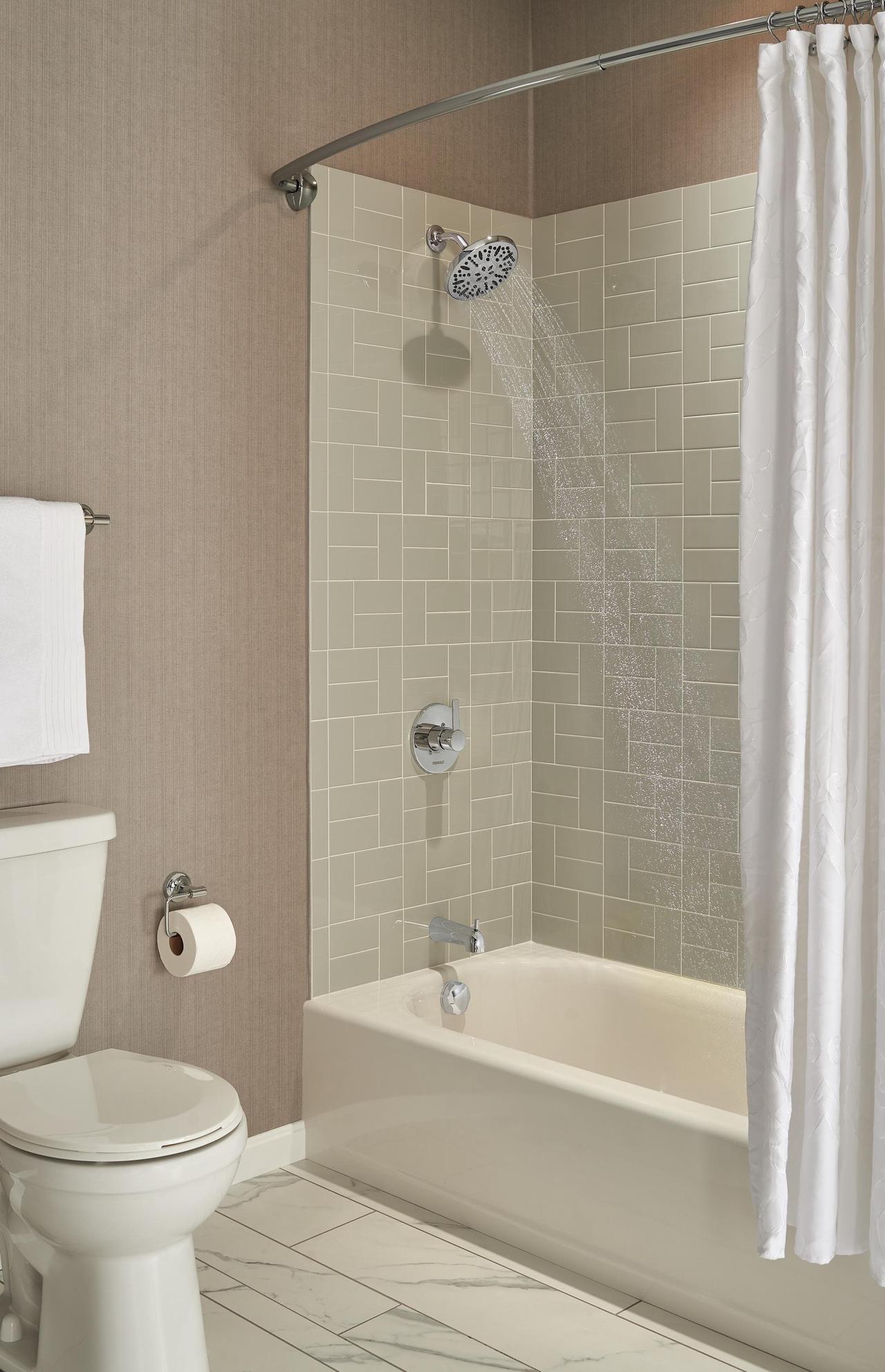 Alt view image 6 of 7 - Peerless by Delta 3-Function Chrome 76367C Raincan Shower Head, 3 Settings