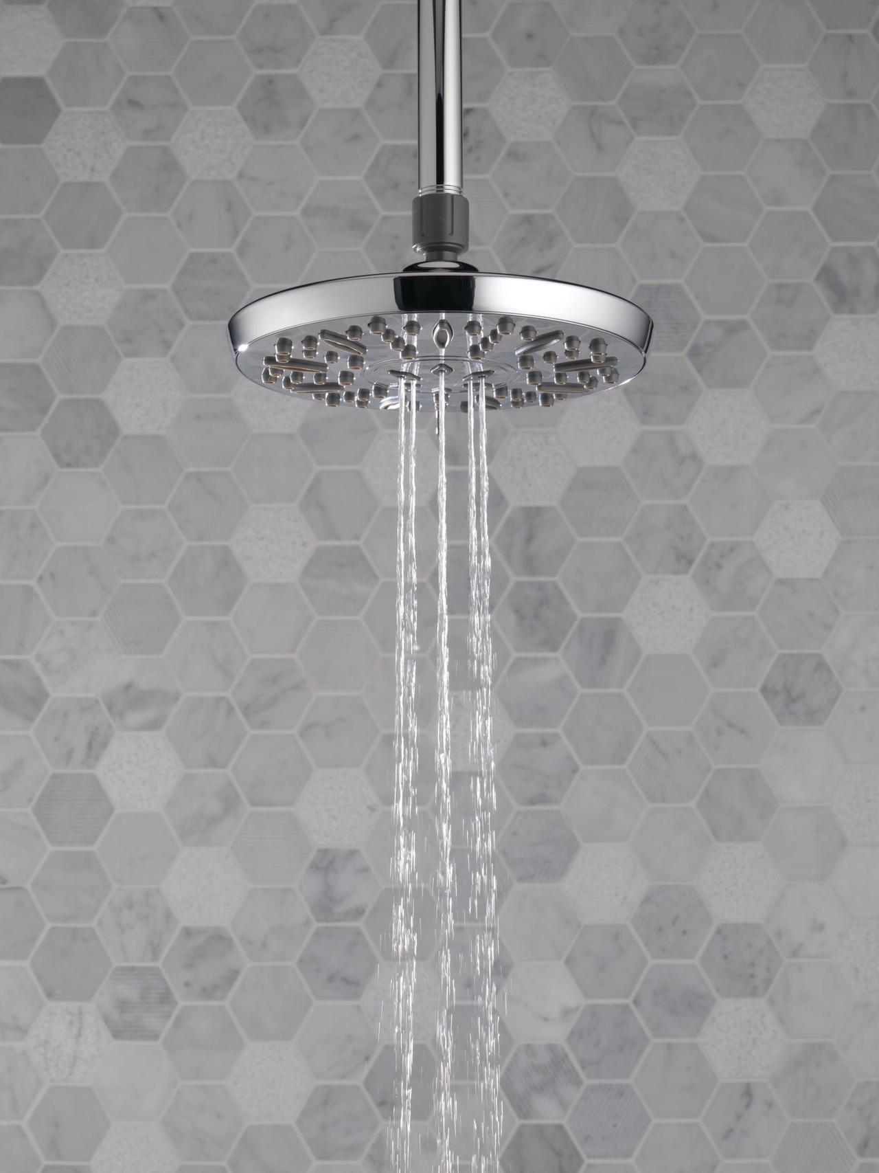 Alt view image 3 of 7 - Peerless by Delta 3-Function Chrome 76367C Raincan Shower Head, 3 Settings