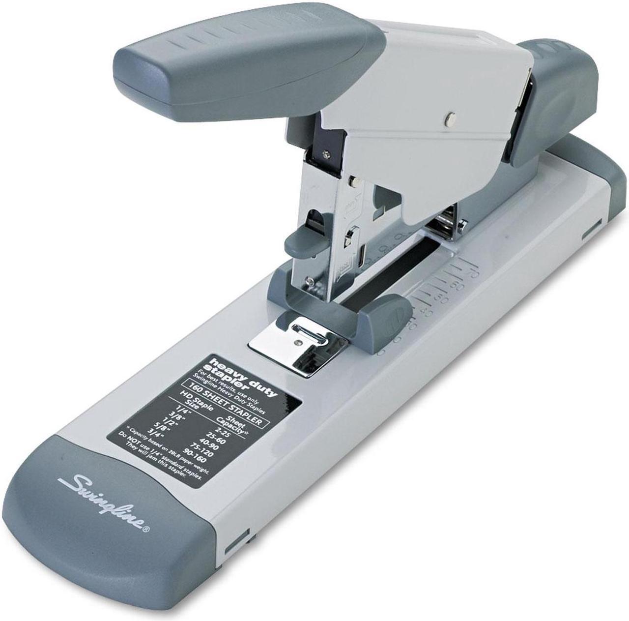 Alt view image 2 of 4 - Swingline - Deluxe Heavy-Duty Stapler, 160-Sheet Capacity - Platinum