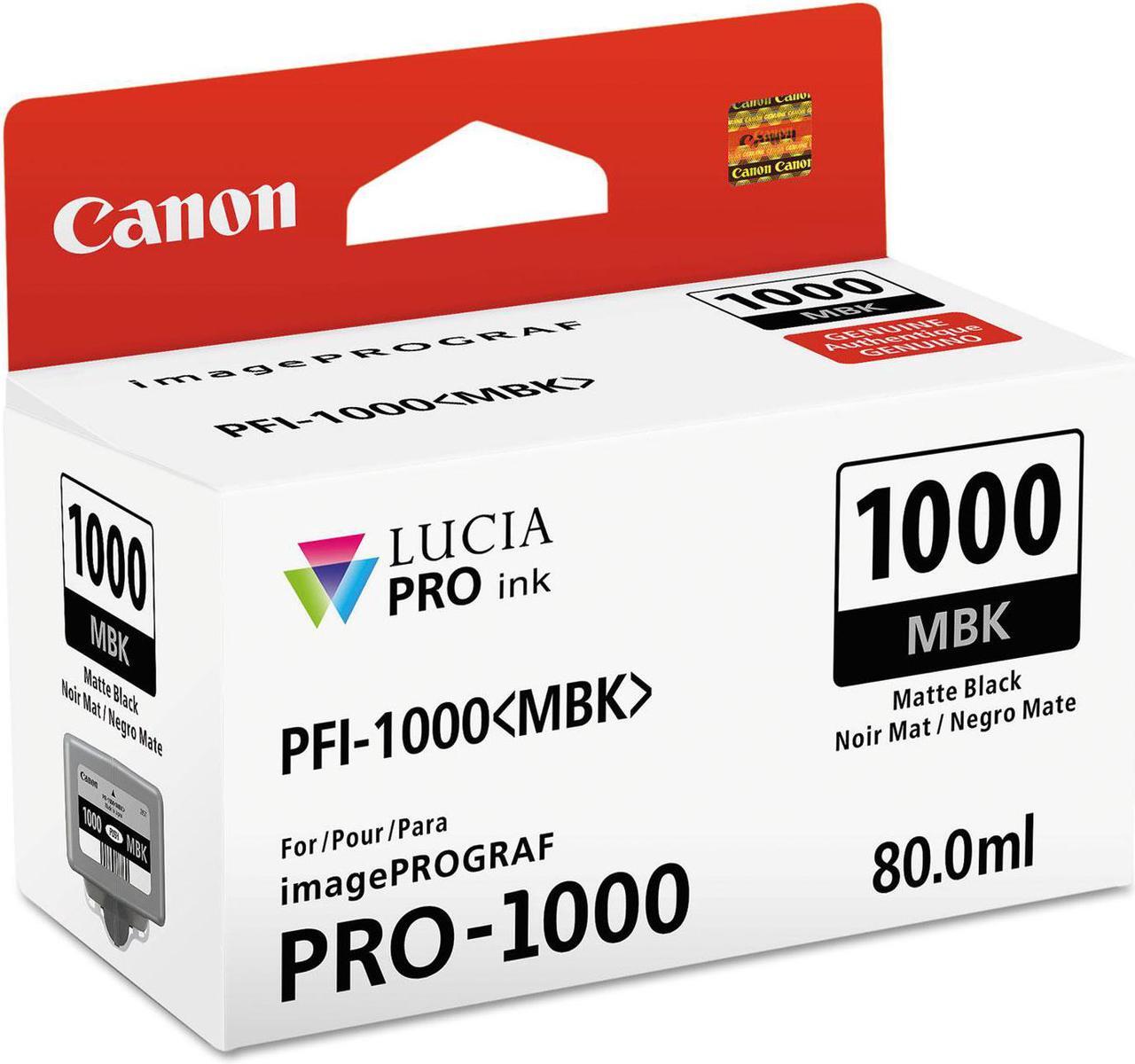 Main image of Canon PFI-1000 MBK Matte Black LUCIA PRO ink for imagePROGRAF PRO-1000 #0545C002