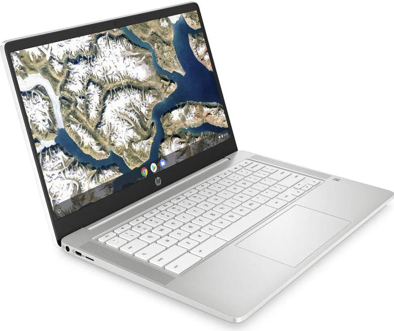 Alt view image 3 of 20 - HP Chromebook 14a-na0020nr 14" Laptop 4GB 32GB eMMC Chrome OS 9PG29UA