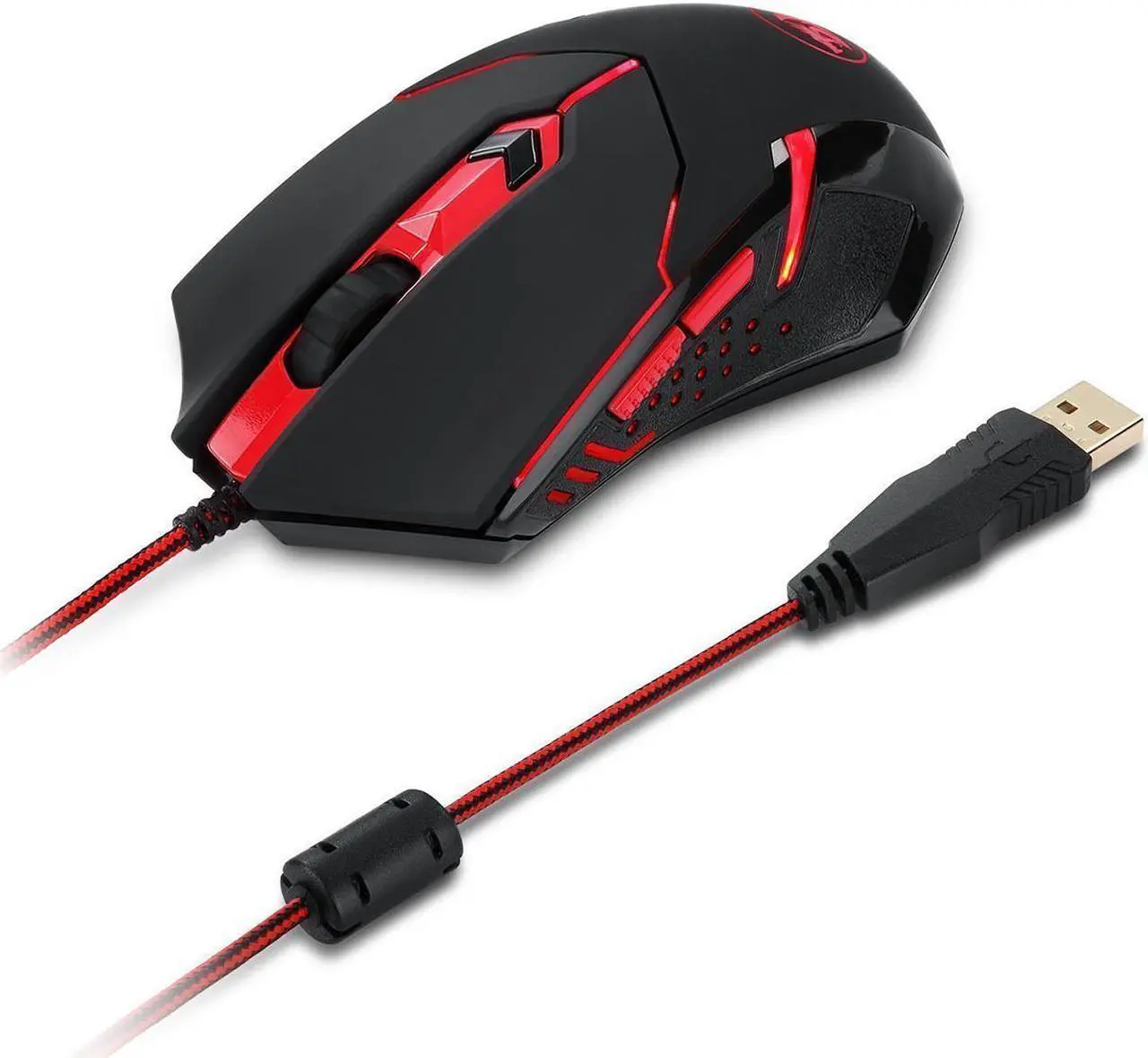 Main image of Redragon M601 CENTROPHORus-2000 DPI Gaming Mouse for PC, 6 Buttons, Weight Tuning Set, Omron Micro Switches