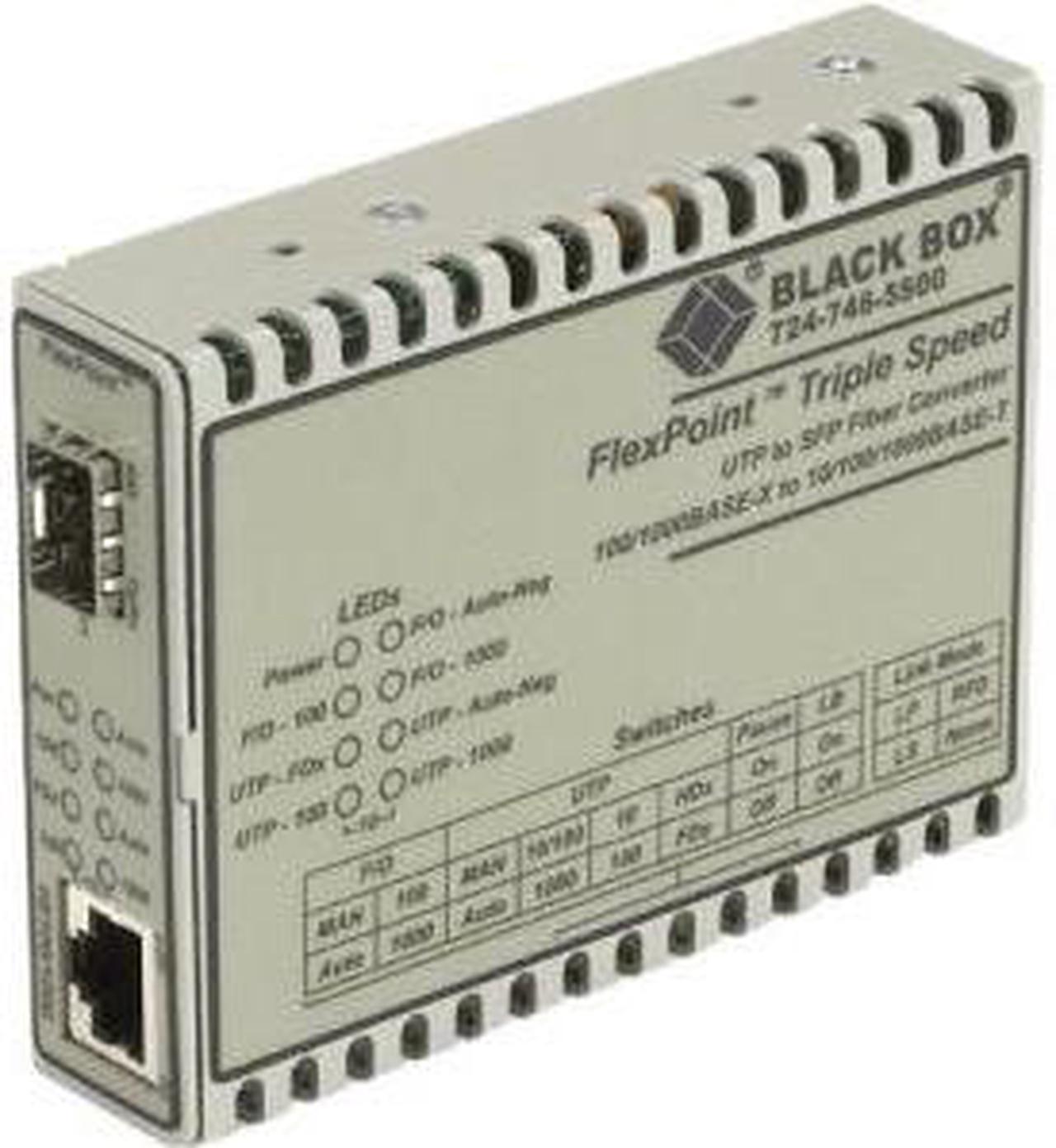 Black Box FlexPoint LMC1017A-SFP Transceiver/Media Converter