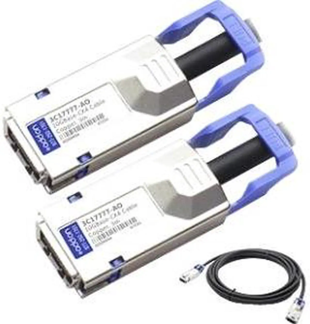 Main image of AddOn 3C17777-AO 9.84 ft. Black Network Ethernet Cable