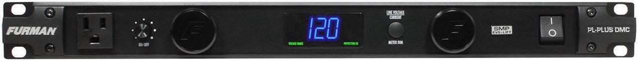 Alt view image 6 of 14 - Furman PL-Plus DMC 15-Amp Power Conditioner w/ Voltmeter & Ammeter