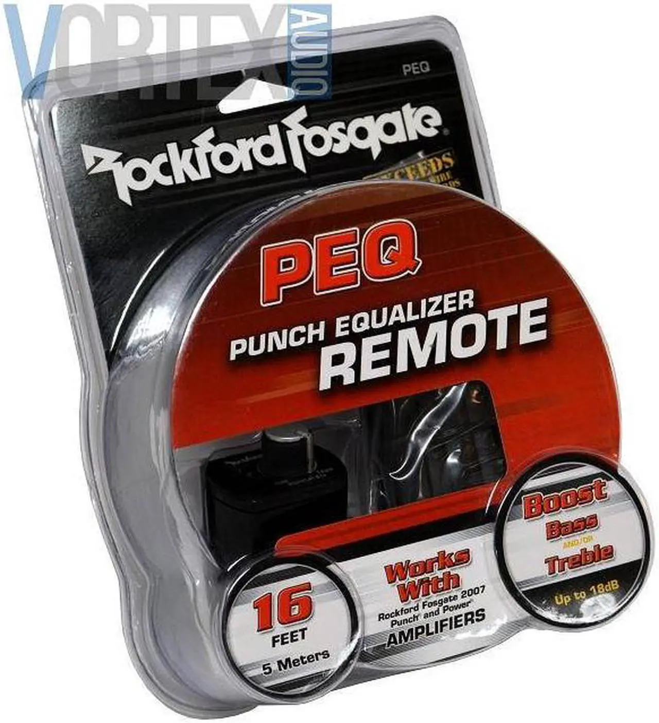 Alt view image 2 of 7 - Rockford Fosgate PEQ Remote Punch EQ Bass Treble Knob
