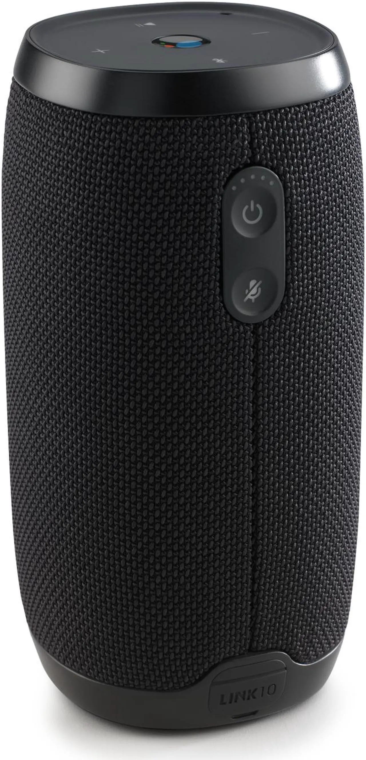 Main image of JBL Link 10 Smart Voice-Activated Portable Wireless Bluetooth Speaker with Google Assistant, IPX7 Waterproof, Black