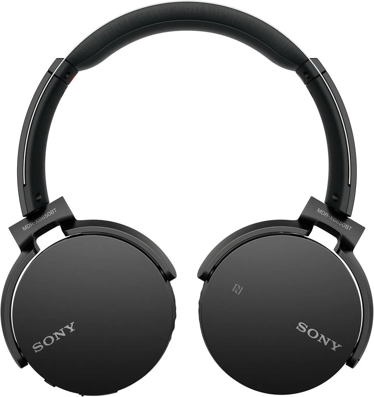 Alt view image 8 of 20 - Sony XB650BT Wireless On-Ear Bluetooth Headphones with 30mm drivers, NFC, Powerful Music, Comfort Ear Pads, and Built-In Microphone, Black, MDRXB650BT/B