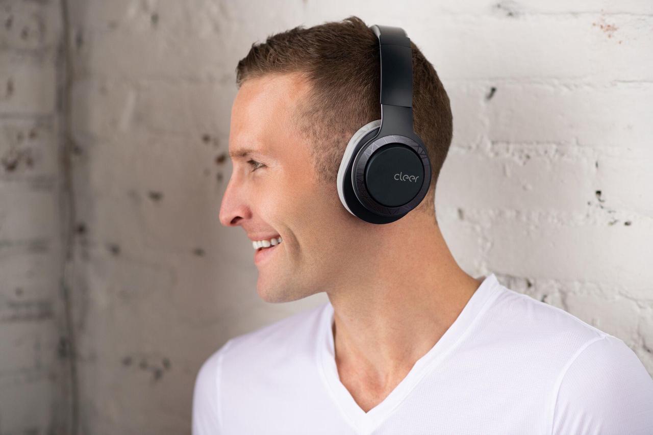 Alt view image 3 of 13 - Cleer Audio Enduro 100 Bluetooth Wireless Headphones with up to 100 Hours Battery (Navy)