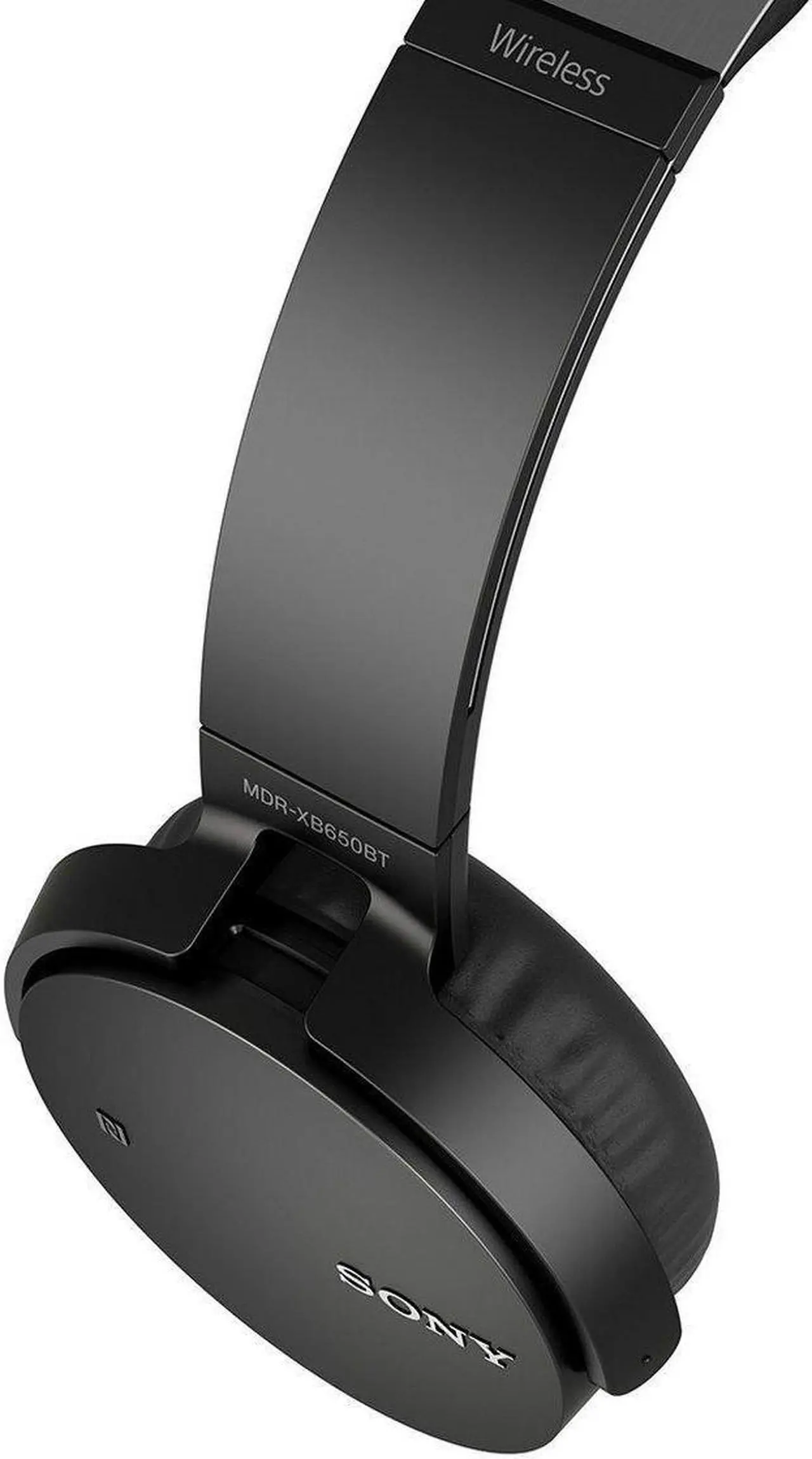 Alt view image 18 of 20 - Sony XB650BT Wireless On-Ear Bluetooth Headphones with 30mm drivers, NFC, Powerful Music, Comfort Ear Pads, and Built-In Microphone, Black, MDRXB650BT/B