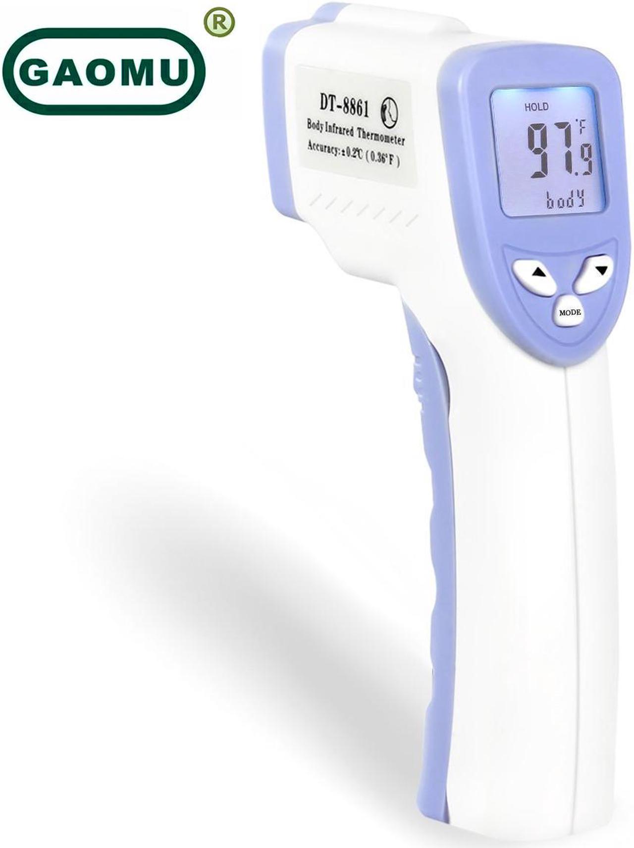 GAOMU Advanced Forehead Digital Thermometer, Non-Contact Infrared, Instant Reading, Multi-Functional, for Body, Surface & Room Measurement, Babies & Home Helper