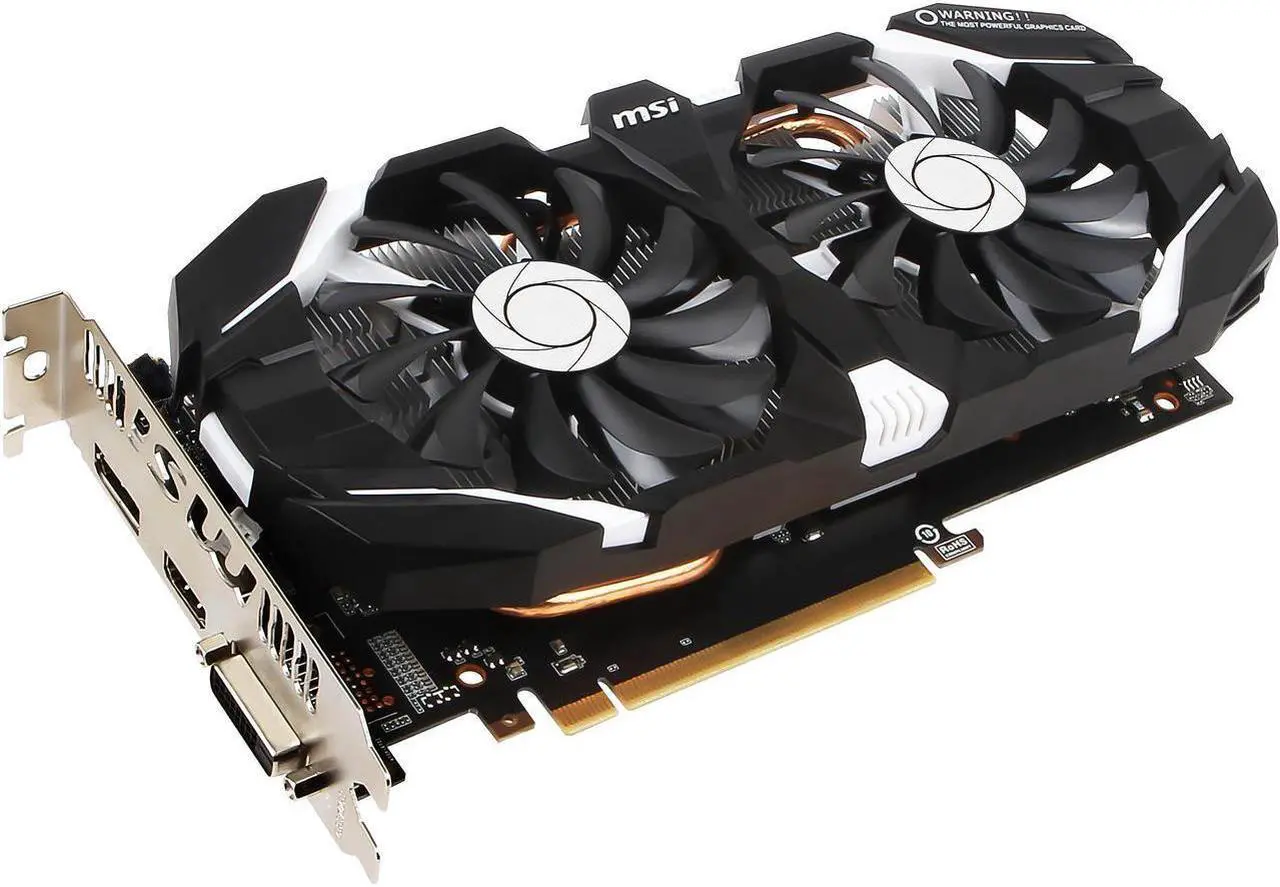 Alt view image 3 of 7 - MSI GeForce GTX 1060 6GB DirectX 12 GTX 1060 6GT OCV1 192-Bit GDDR5 PCI Express 3.0 x16 HDCP Ready ATX Video Graphics Card