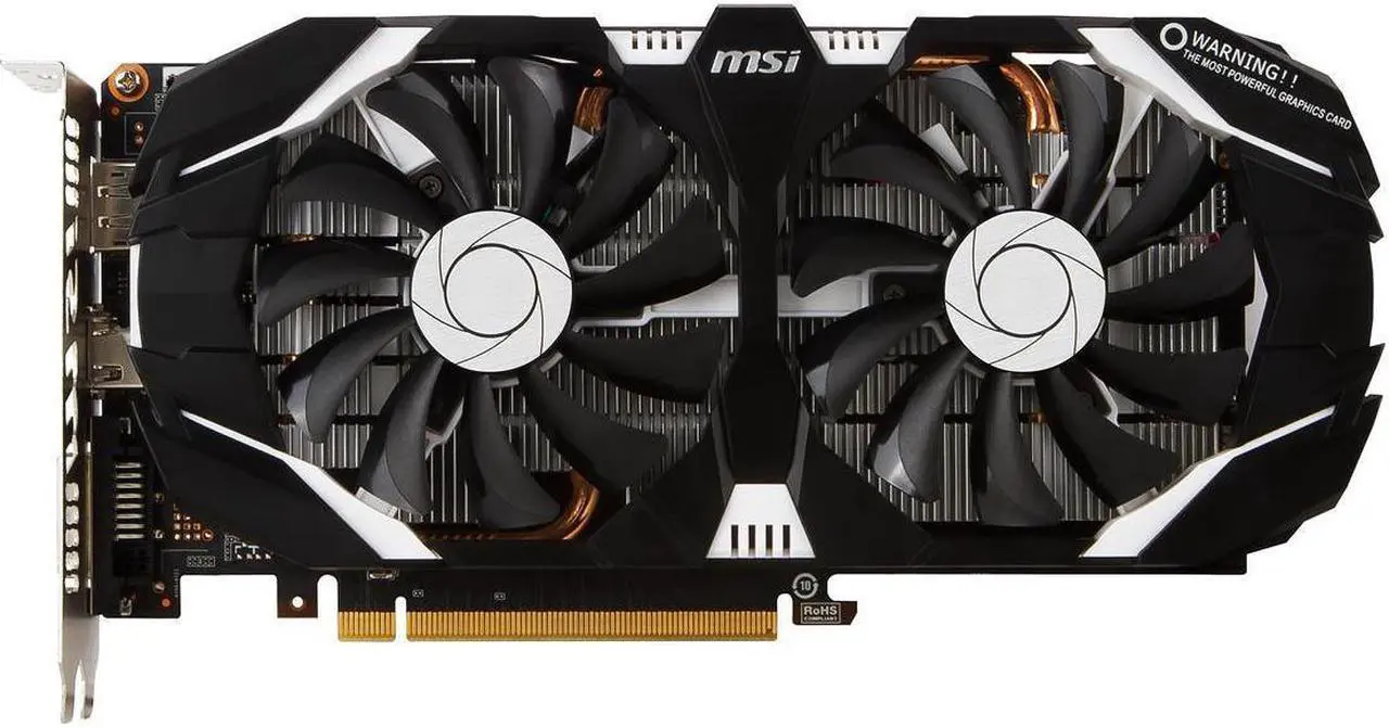 Alt view image 4 of 7 - MSI GeForce GTX 1060 6GB DirectX 12 GTX 1060 6GT OCV1 192-Bit GDDR5 PCI Express 3.0 x16 HDCP Ready ATX Video Graphics Card