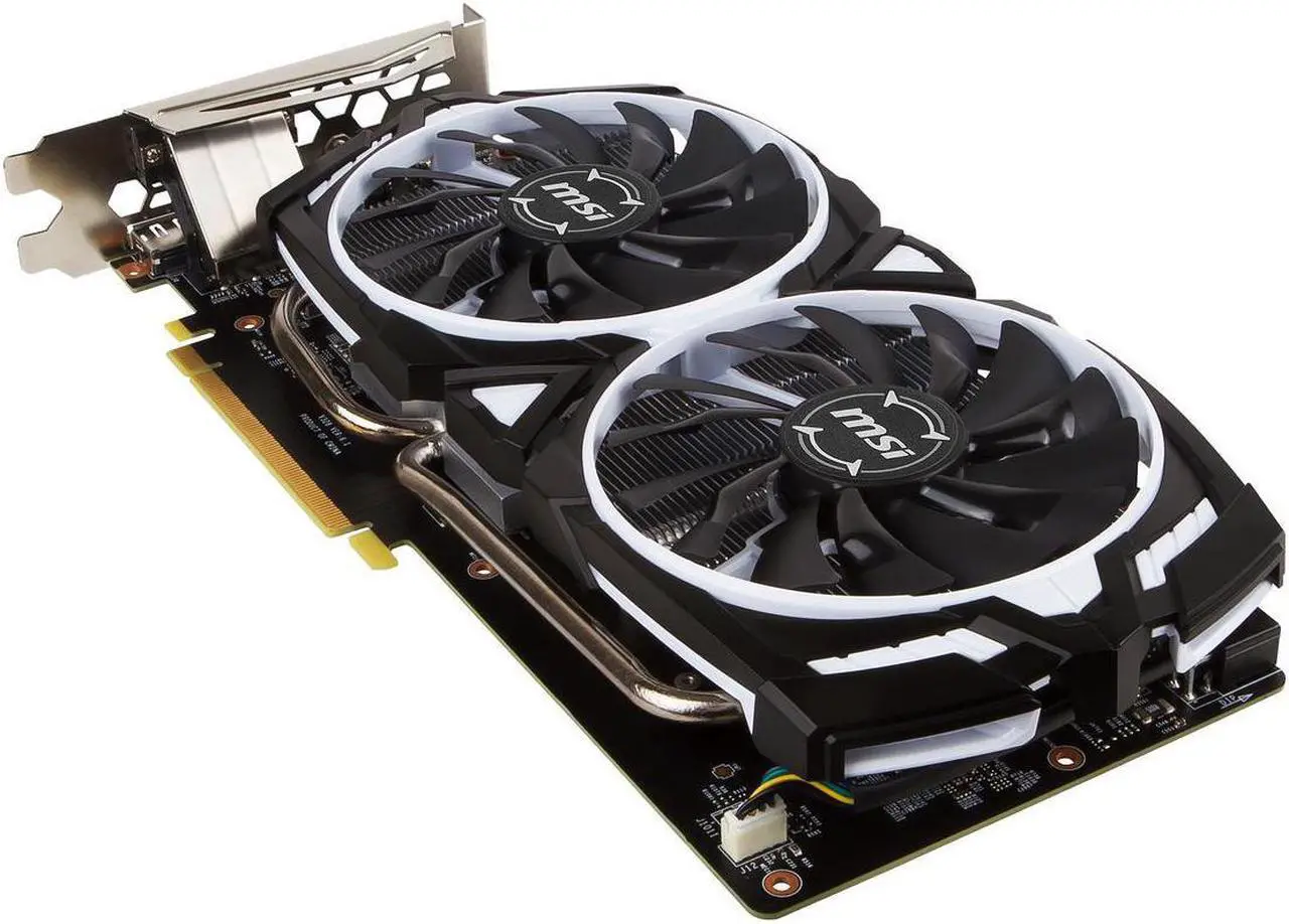 Alt view image 4 of 7 - MSI GeForce GTX 1060 6GB DirectX 12 GTX 1060 ARMOR 6G OCV1 192-Bit GDDR5 PCI Express 3.0 x16 HDCP Ready ATX Video Graphics Card