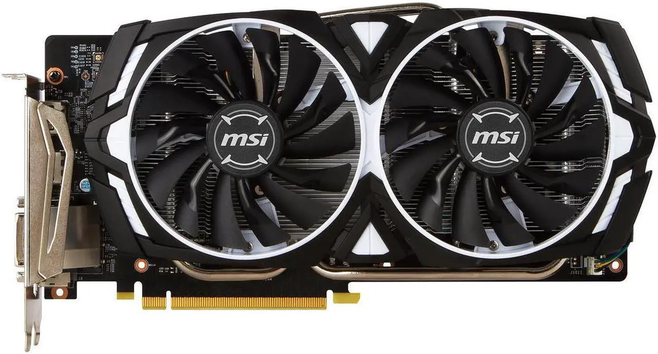 Main image of MSI GeForce GTX 1060 6GB DirectX 12 GTX 1060 ARMOR 6G OCV1 192-Bit GDDR5 PCI Express 3.0 x16 HDCP Ready ATX Video Graphics Card