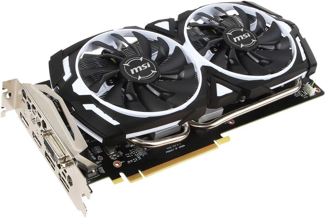Alt view image 3 of 7 - MSI GeForce GTX 1060 6GB DirectX 12 GTX 1060 ARMOR 6G OCV1 192-Bit GDDR5 PCI Express 3.0 x16 HDCP Ready ATX Video Graphics Card