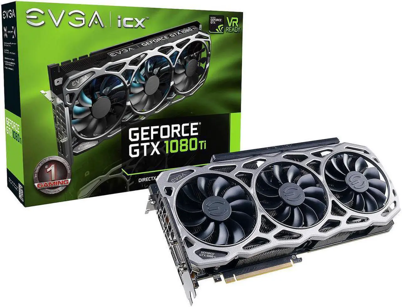 Alt view image 6 of 7 - EVGA GeForce GTX 1080 Ti FTW3 GAMING, 11G-P4-6696-KR 11GB, GDDR5X, iCX Technology - 9 Thermal Sensors & RGB LED G/P/M Video Graphics Card