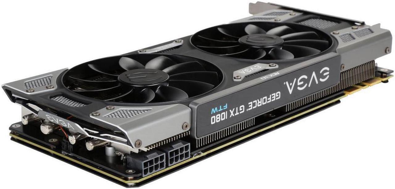 Alt view image 4 of 6 - EVGA GeForce GTX 1080 FTW GAMING ACX 3.0 8GB, 08G-P4-6286-KR, GDDR5X, RGB LED, 10CM FAN, 10 Power Phases, Double BIOS, DX12 OSD Support (PXOC) Video Graphics Card