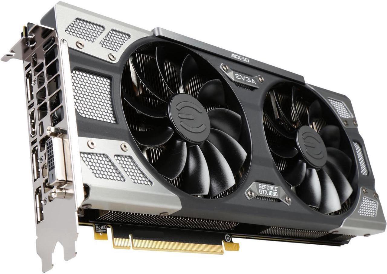 Alt view image 3 of 6 - EVGA GeForce GTX 1080 FTW GAMING ACX 3.0 8GB, 08G-P4-6286-KR, GDDR5X, RGB LED, 10CM FAN, 10 Power Phases, Double BIOS, DX12 OSD Support (PXOC) Video Graphics Card