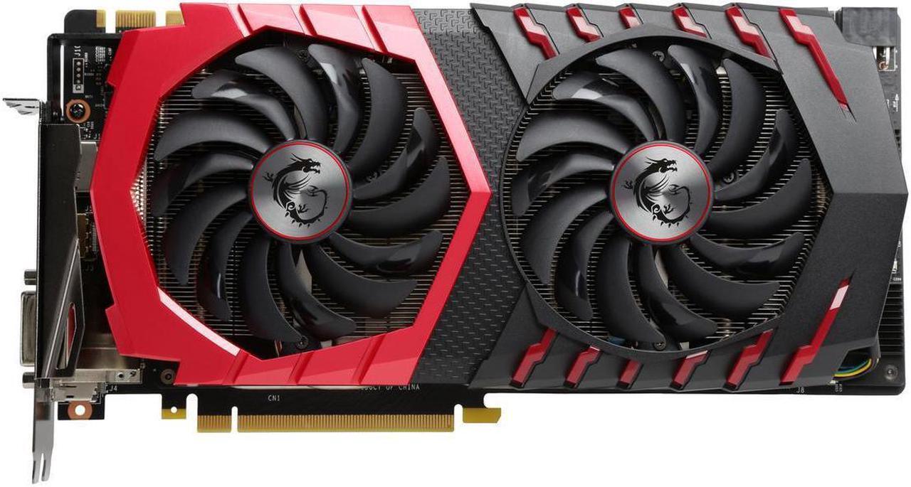 Alt view image 2 of 5 - MSI Gaming GeForce GTX 1080 8GB GDDR5X SLI DirectX 12 VR Ready Graphics Card (GTX 1080 GAMING X 8G)