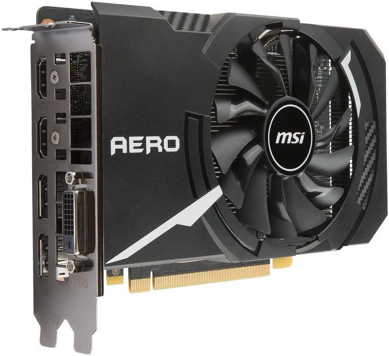 Alt view image 2 of 4 - MSI GeForce GTX 1060 DirectX 12 GTX 1060 AERO ITX 6G OC 6GB 192-Bit GDDR5 PCI Express 3.0 x16 HDCP Ready Video Card
