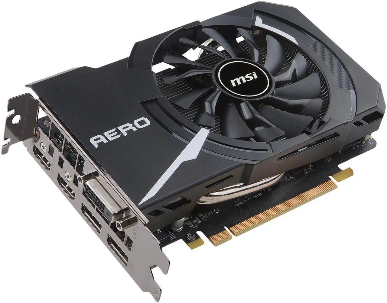 Main image of MSI GeForce GTX 1060 DirectX 12 GTX 1060 AERO ITX 6G OC 6GB 192-Bit GDDR5 PCI Express 3.0 x16 HDCP Ready Video Card