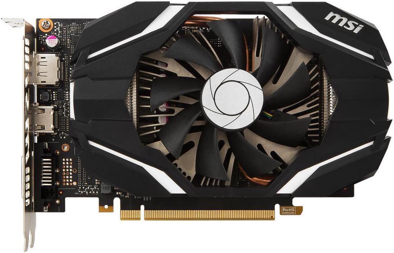 Main image of MSI GAMING GeForce GTX 1060 6GB GDRR5 192-bit HDCP Support DirectX 12 Single Fan VR Ready OC Graphics Card (GTX 1060 6G OCV1)