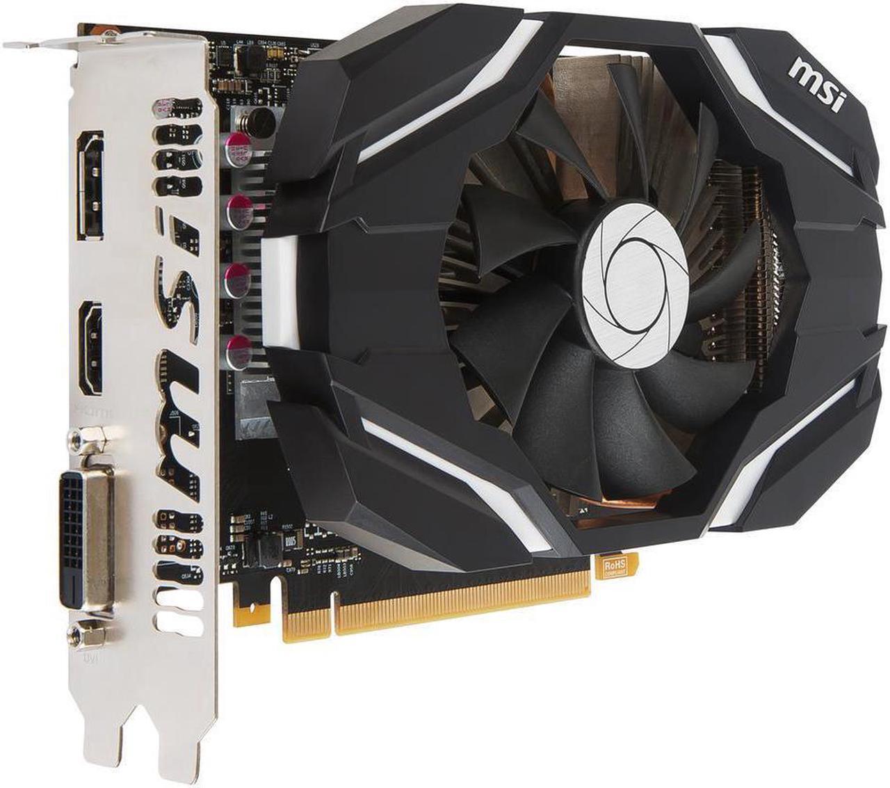 Alt view image 2 of 3 - MSI GAMING GeForce GTX 1060 6GB GDRR5 192-bit HDCP Support DirectX 12 Single Fan VR Ready OC Graphics Card (GTX 1060 6G OCV1)