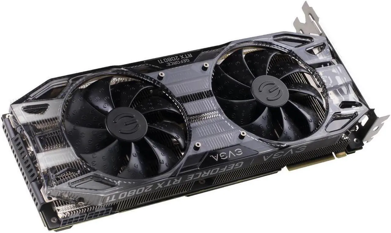 Alt view image 4 of 6 - EVGA GeForce RTX 2080 Ti Black Edition Gaming, 11GB GDDR6, Dual HDB Fans & RGB LED Graphics Card 11G-P4-2281-KR
