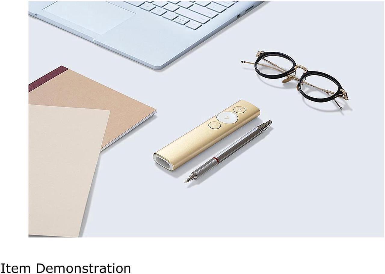 Alt view image 3 of 3 - Logitech Spotlight Presentation Remote - Gold