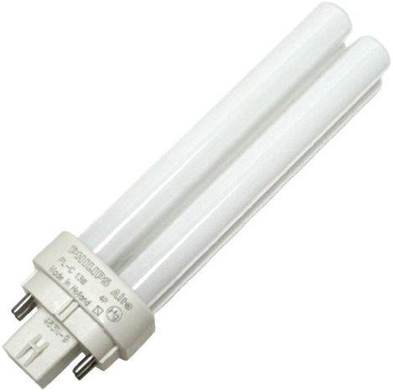 Main image of Philips 13w 2700k PL-C ALTO 13W/827/4P Double Tube 4-Pin Fluorescent Light Bulb