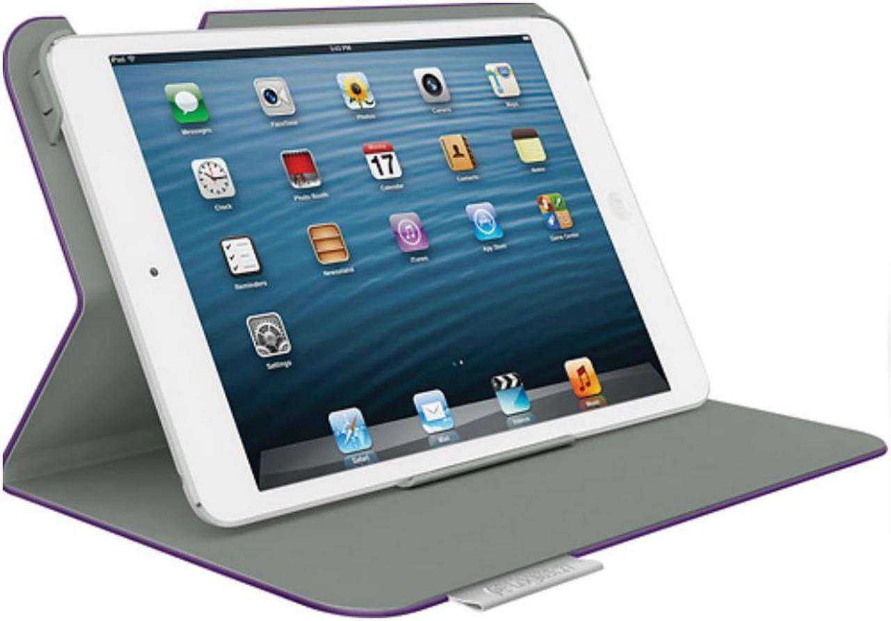 Logitech Protective Folio Case for Ipad Mini - Matte Purple