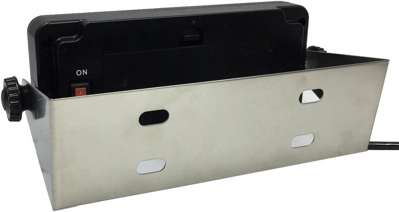 Alt view image 4 of 7 - Extra Large Platform 22" x 18" Stainless Steel 400lb Heavy Duty Digital Postal Shipping Scale, Powered by Batteries or AC Adapter, Great for Floor Bench Office Weight Weighing