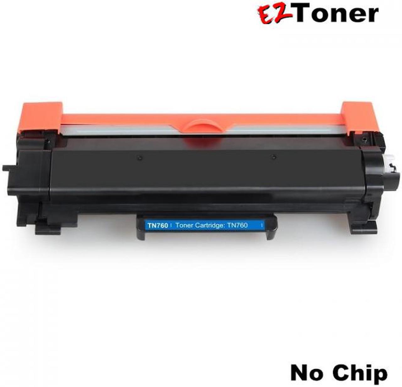 1 PK EZToner Compatible Black Toner Cartridge for TN760 High Yield of TN730